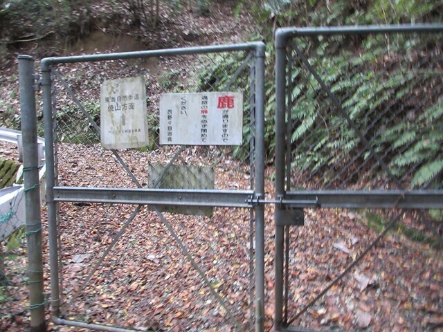 丹沢主脈縦走路入口ゲート