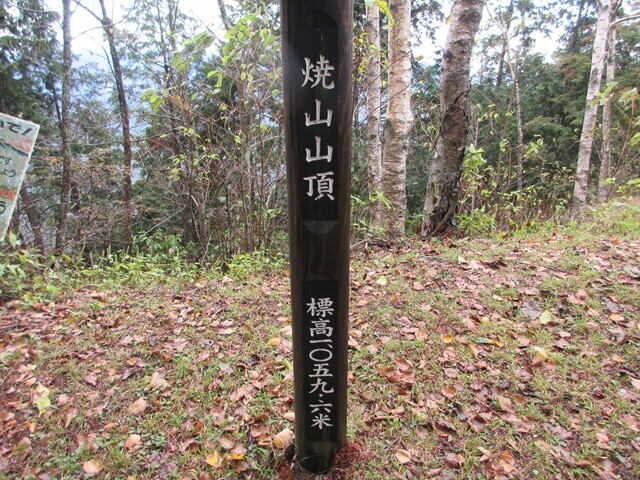 焼山の山頂
