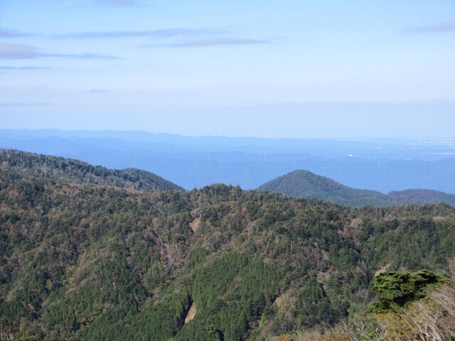 黍殻山、焼山方面の景色