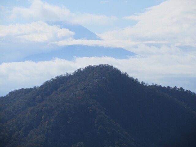 蛭ヶ岳から富士山の景色