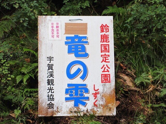 竜ヶ岳竜の雫の水場