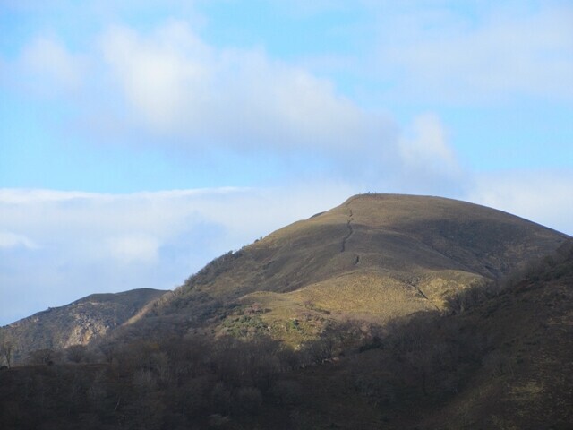竜ヶ岳三重登山中の景色