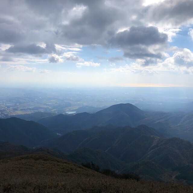 竜ヶ岳から四日市方面の景色