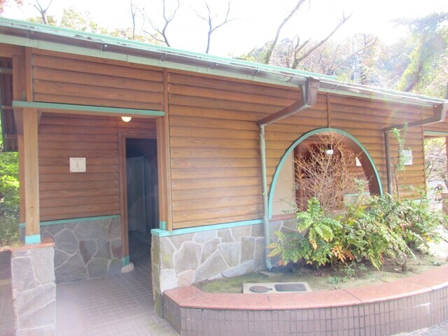 宇賀渓駐車場のトイレの様子