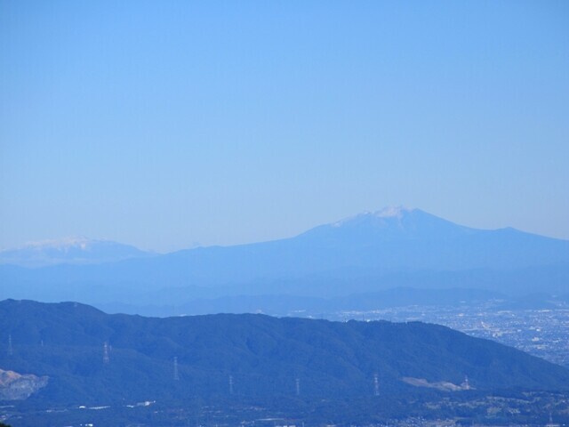 入道ヶ岳北尾根登山ルートからの景色