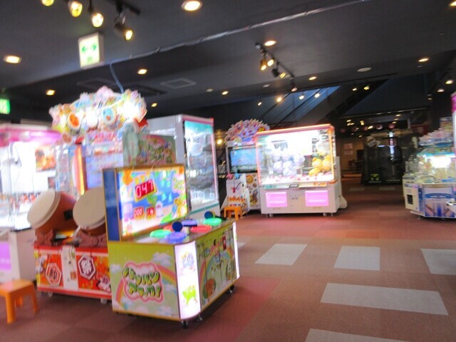 万葉の湯みなとみらいのゲームセンター
