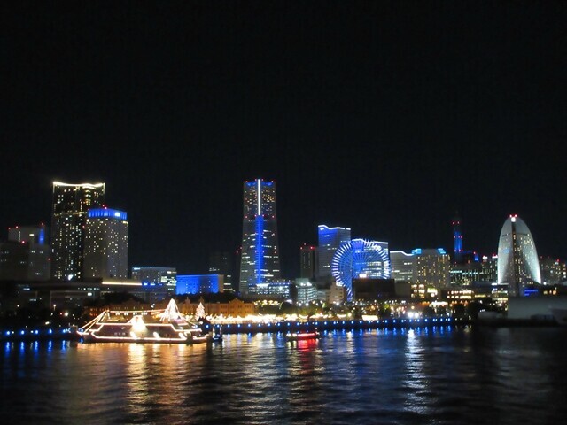 何時までも見ていられる横浜の夜景