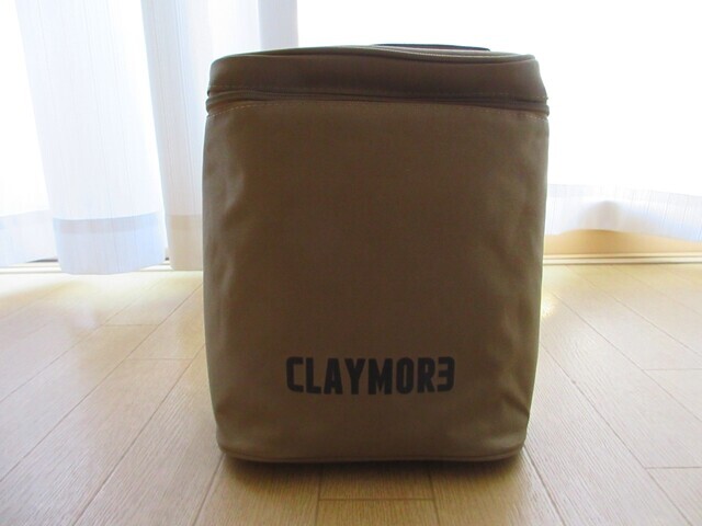 専用ケースに収納したクレイモア扇風機V1040