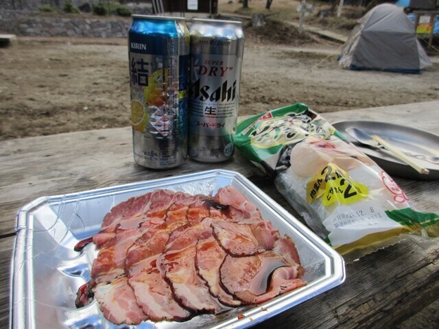 笠取山テント泊で食べた料理