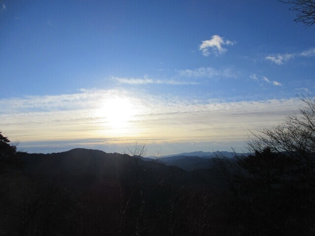 西御殿岩からの日の出