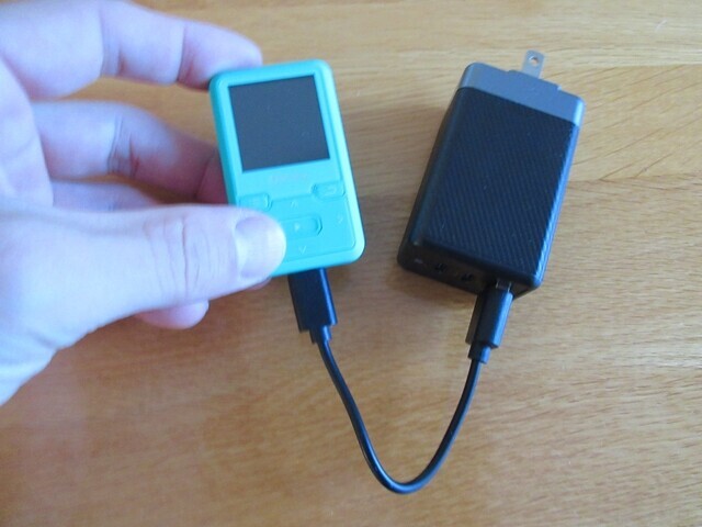 OilskyＭＰ３プレーヤーの充電の仕方の詳細
