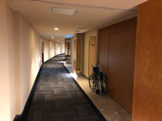 下田大和館の廊下の様子レビュー