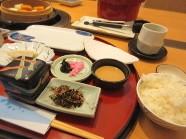下田大和館の朝食のご飯