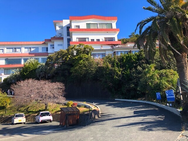 下田大和館の駐車場