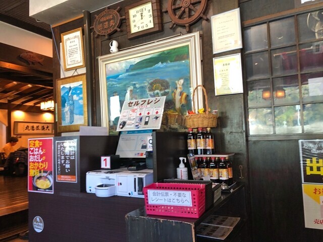 網元料理徳造丸伊豆下田店２階の様子
