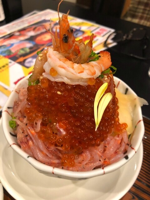 徳造丸伊豆下田店注文した海鮮丼レビューの詳細