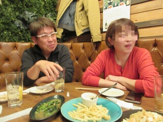 アガリコで宴会中の様子""