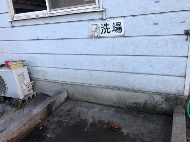 武甲キャンプ場の洗い場