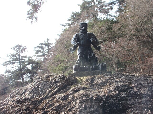 天狗岩の迫力