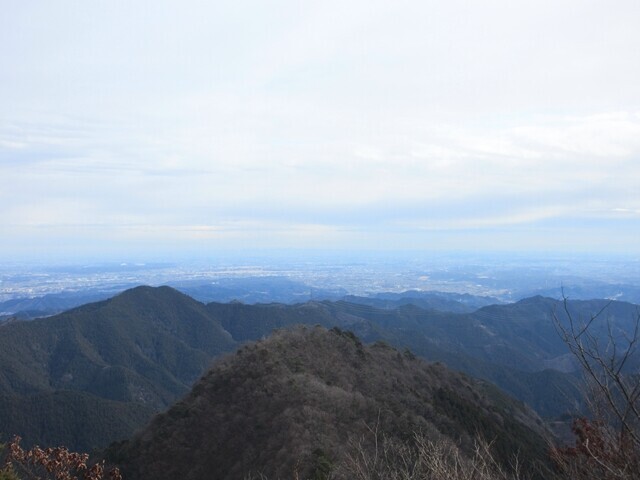 高岩山の展望台からの景色