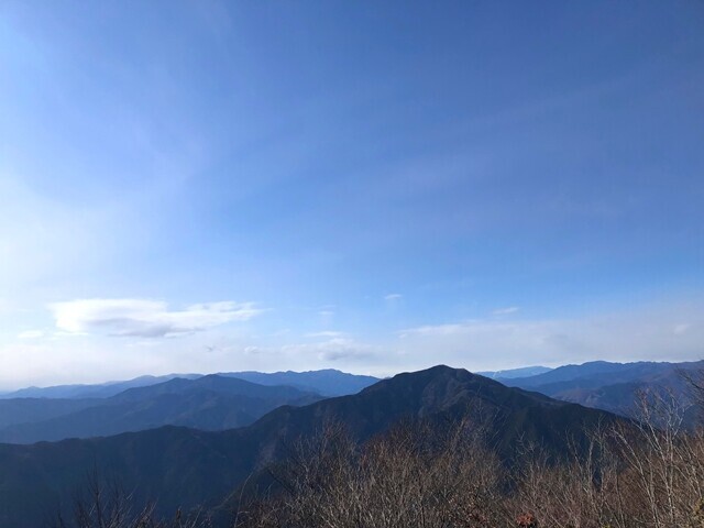 大岳山からの景色