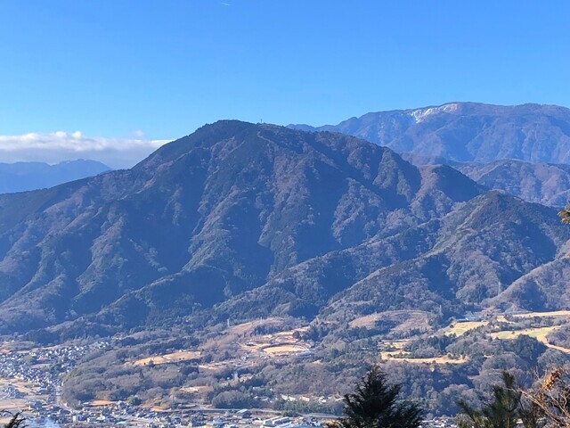 醍醐山身延町スカイツリーからの景色
