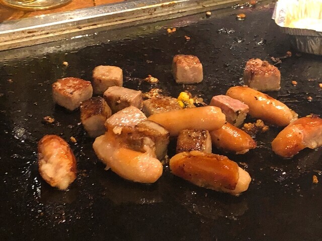 もんじゃ酒場だしや本厚木のソーセージ