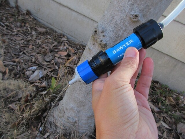 ソーヤー1ガロン グラビティシステム浄水器の使用中止の方法