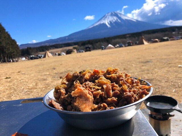 調理したジンギスカンが完成