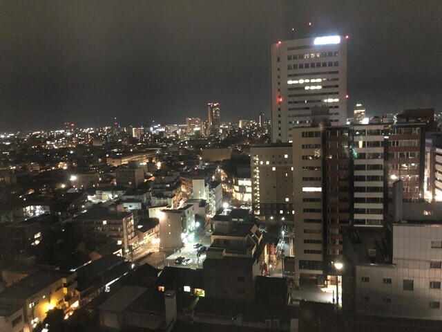 金沢東急ホテルの夜景をレビュー