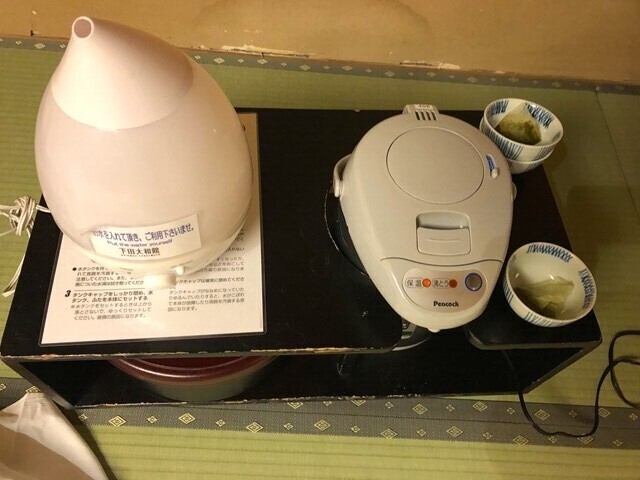 下田大和館の備品の様子