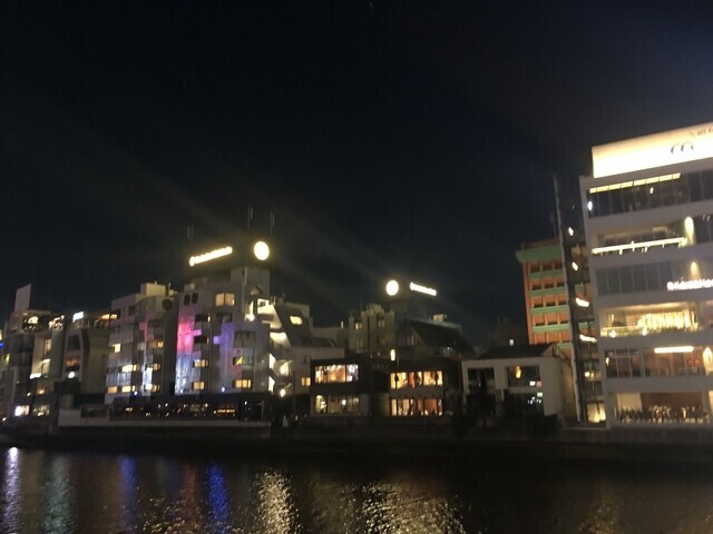 博多の中洲や天神の景色