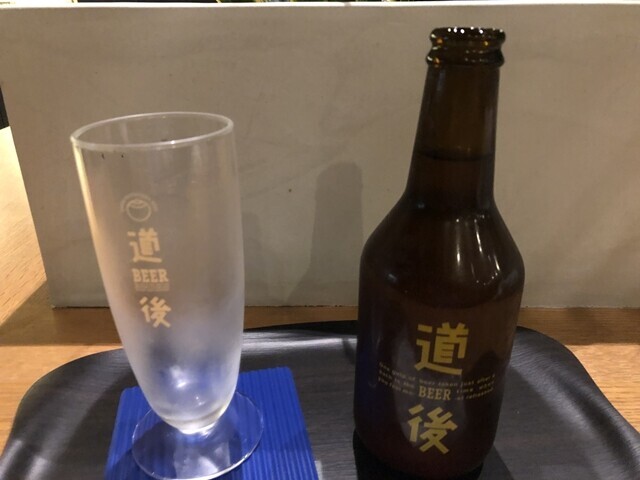 道後hakuroで飲んだ道後ビール