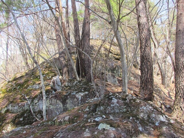 屛風岩方面の登山ルート