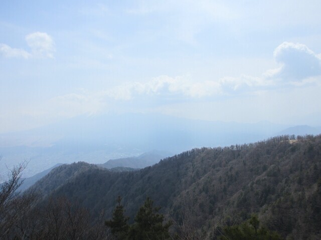 三つ峠山開運山からの富士山の景色