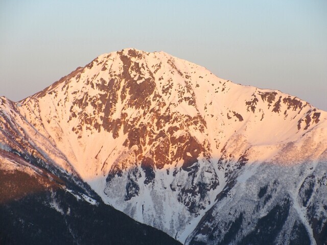 北岳の雪景色