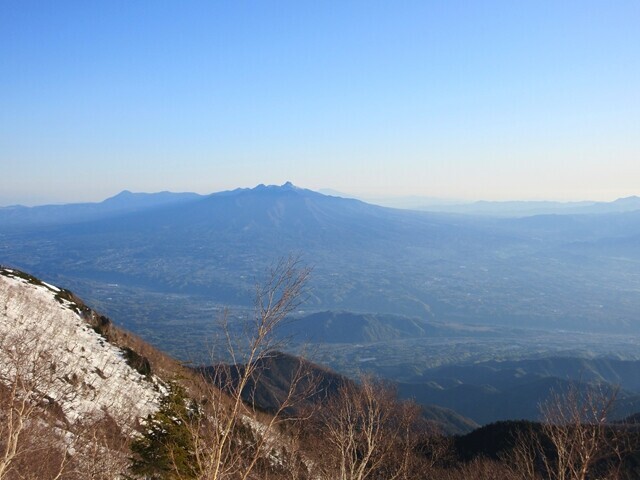 観音岳付近から八ヶ岳の景色