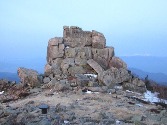 金峰山の五丈石