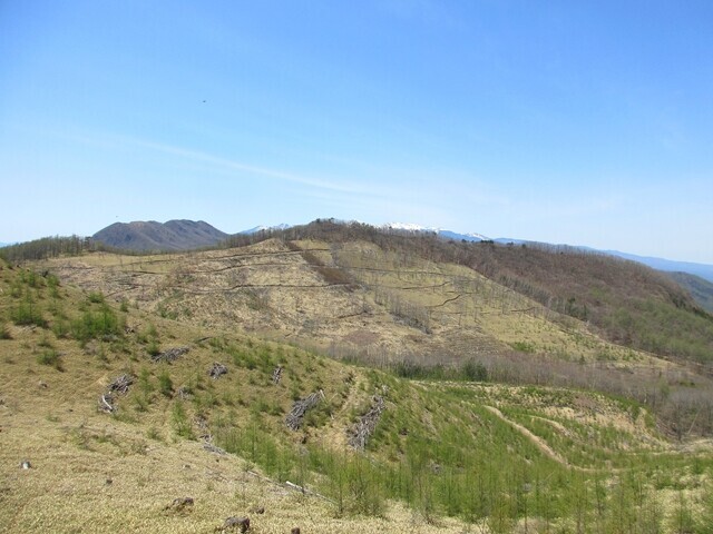 横尾山と信州峠の景色