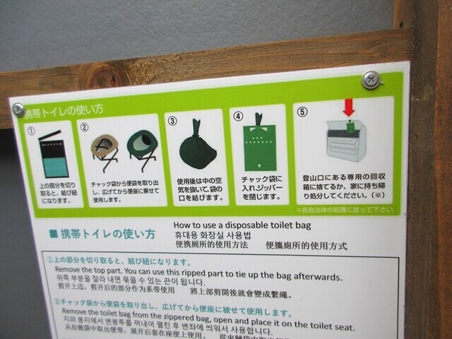 携帯トイレブースの使い方と説明