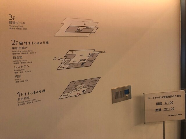 八戸港新ターミナルのエリアマップ