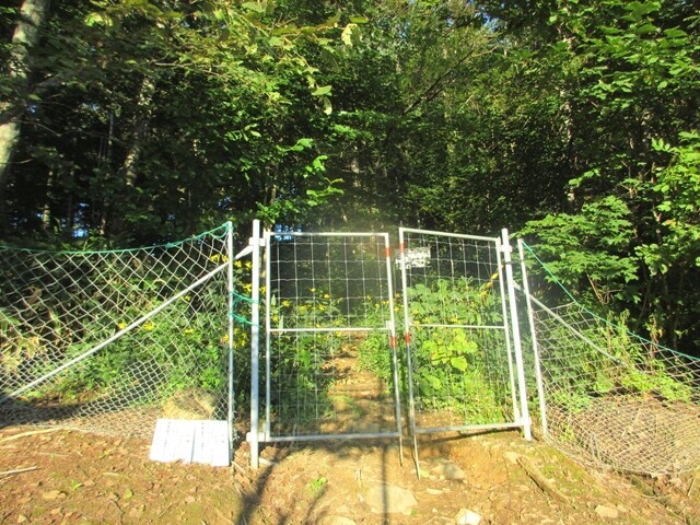 芦別岳の登山口