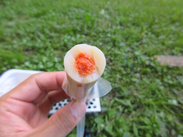 山部自然公園キャンプ場のテント泊で食べたおつまみ