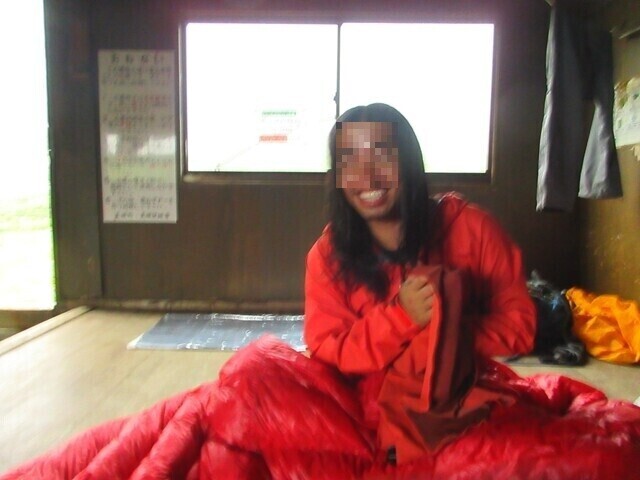 美瑛富士避難小屋の宿泊登山者