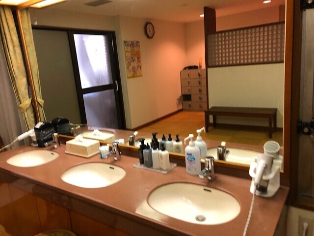 ホテル立山洗面台の様子レビュー