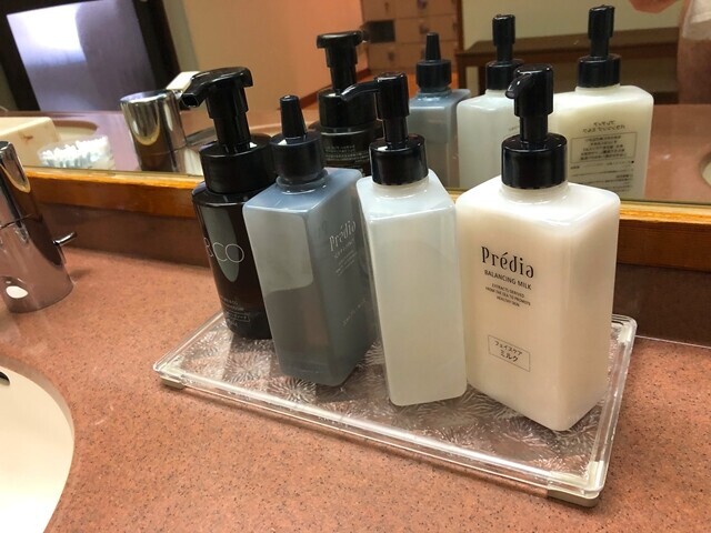 ホテル立山温泉の乳液や化粧水