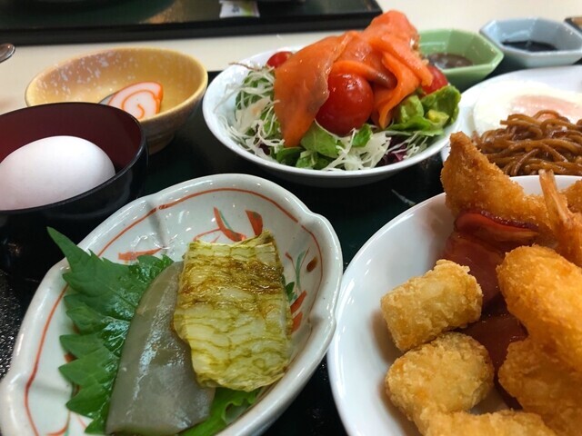 ホテル立山で食べた朝食の様子と味のレビュー