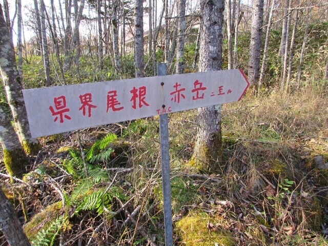 県界尾根から赤岳登山を開始の様子