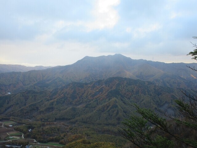 天狗山からの御座山景色