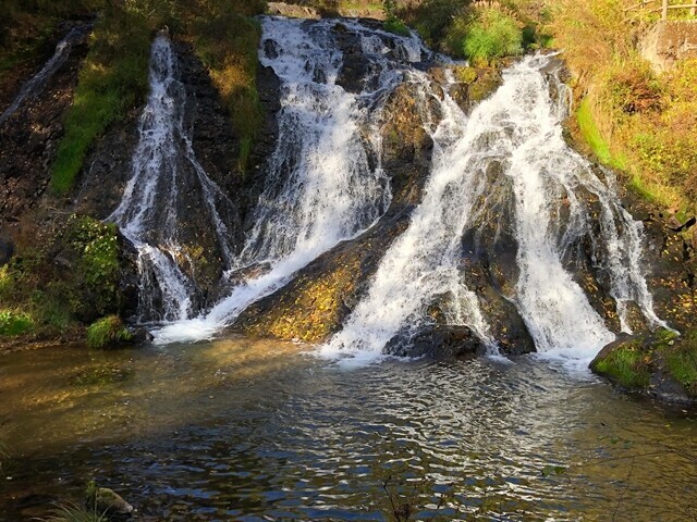 犬ころの滝は名瀑の様子